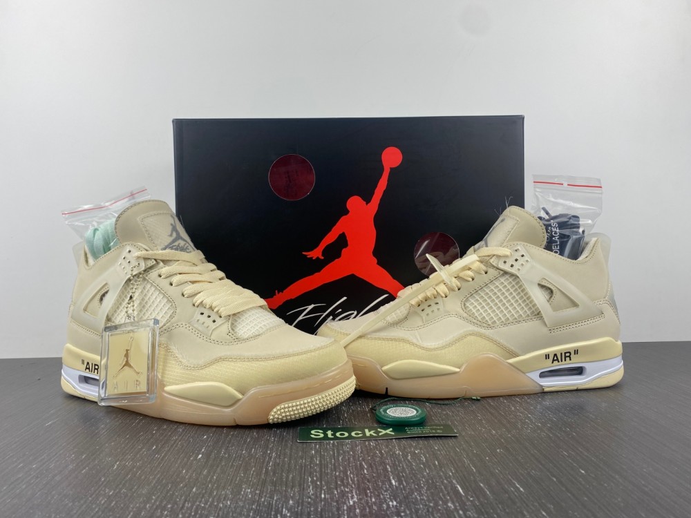 Jordan 4 RetroOff-White Sail