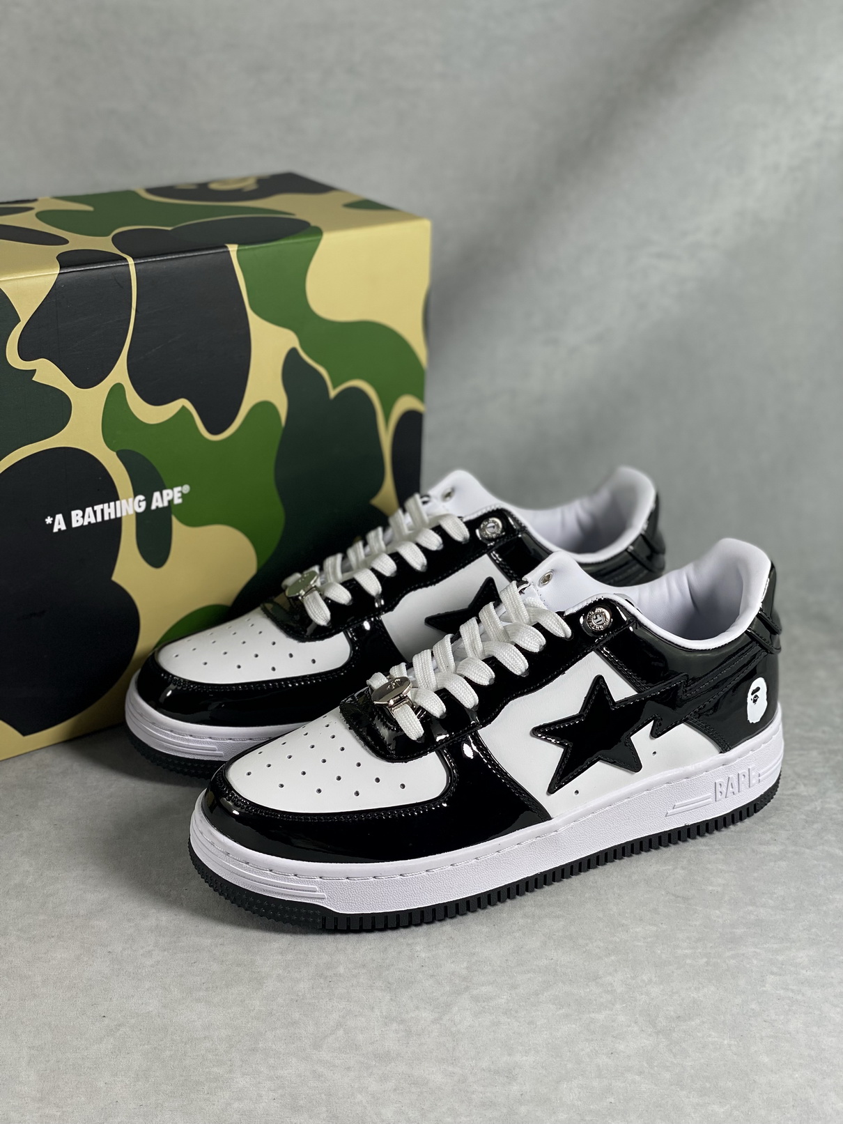 A Bathing Ape Bape Sta Low Black