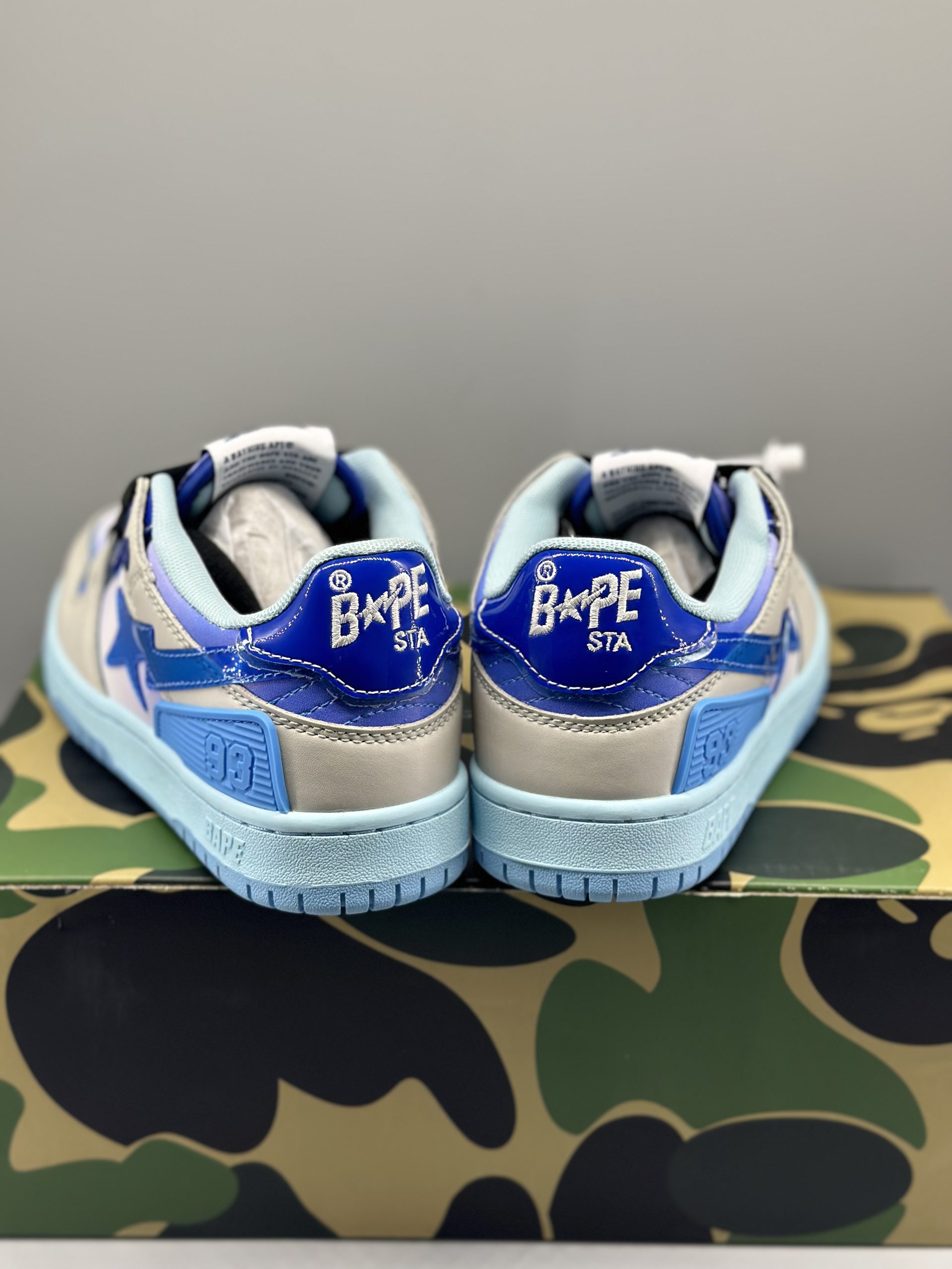 A Bathing Ape Bape SK8 Sta Blue