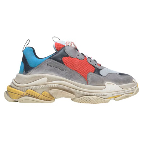 Balenciaga Triple S Grey Red Blue
