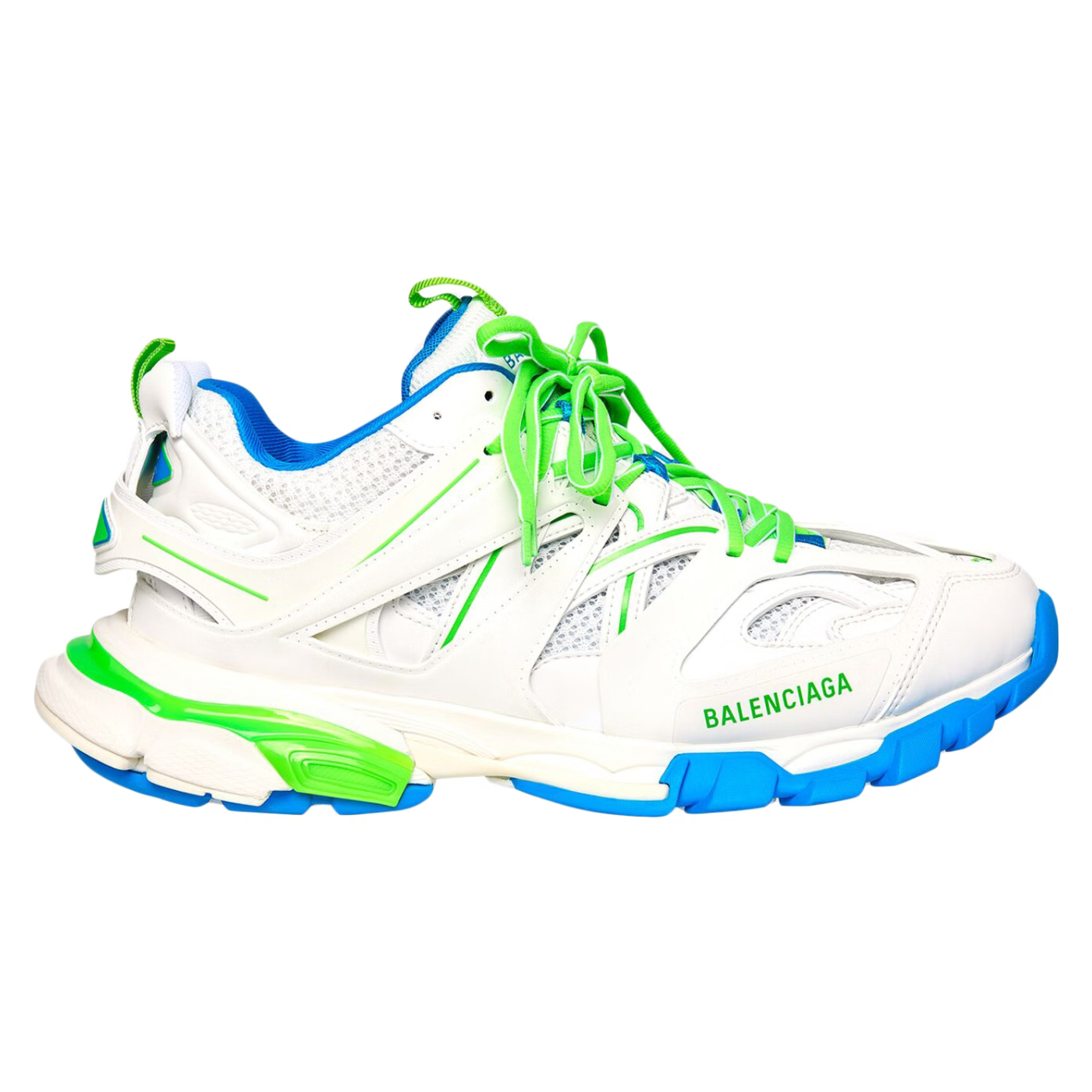 Balenciaga Track White Blue Green