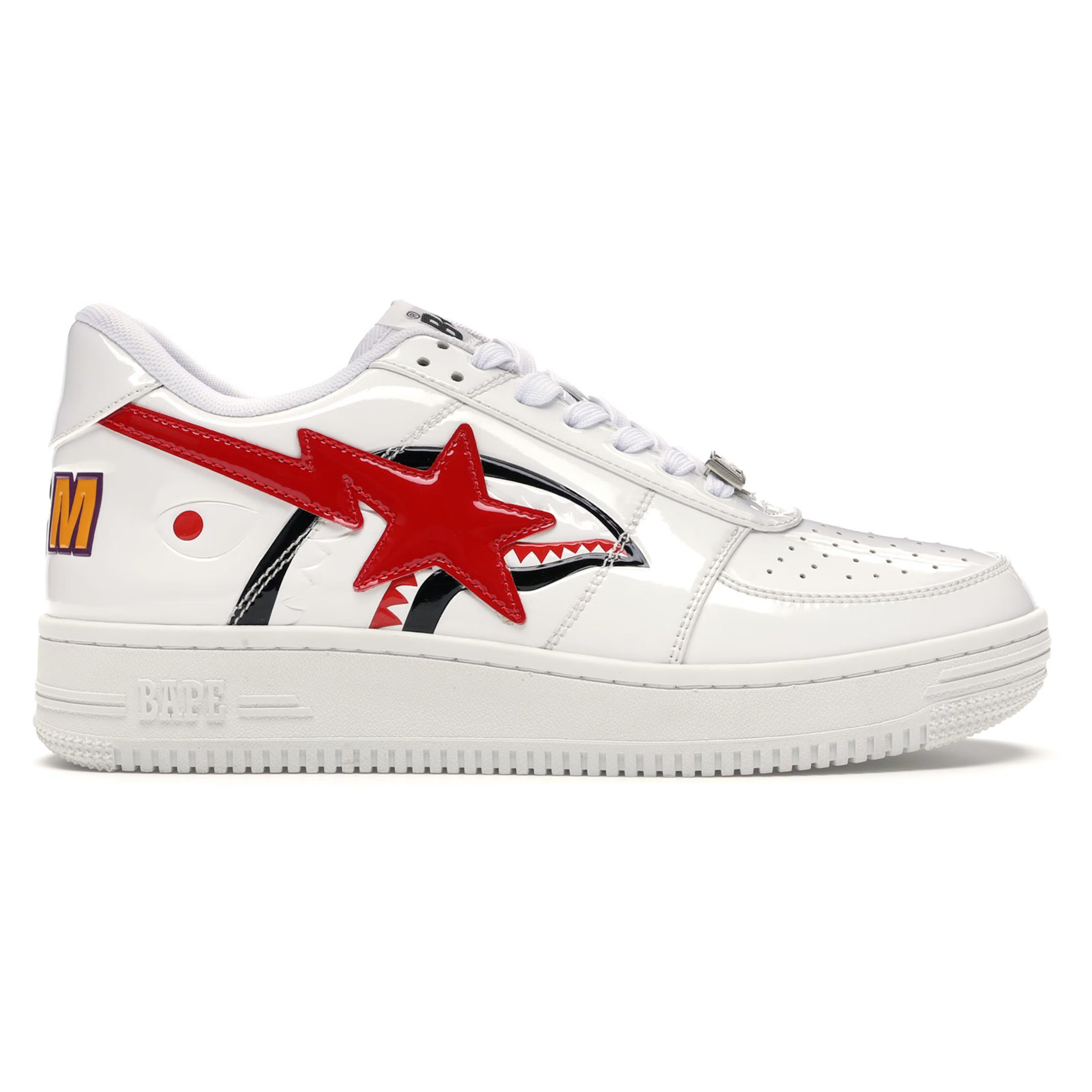 A Bathing Ape Bape Sta Low Shark White