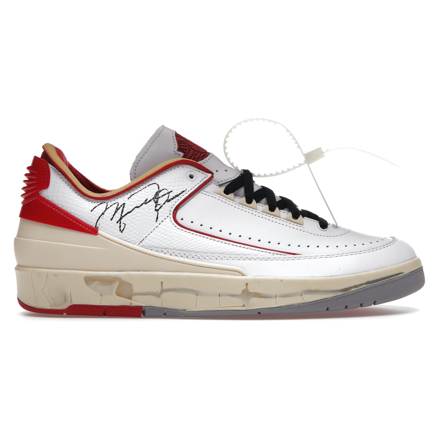 Jordan 2 Retro Low SP Off-White White Red