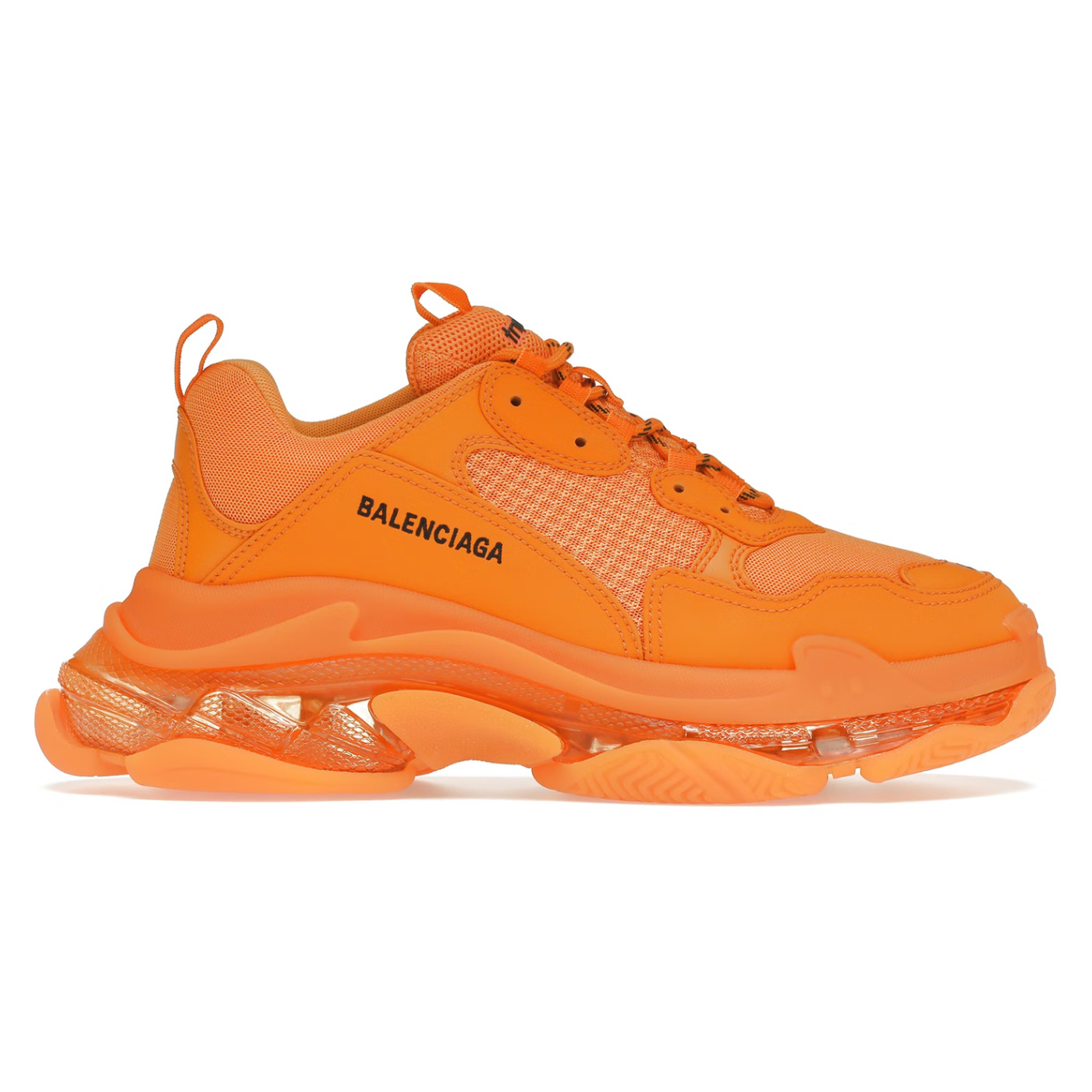 Balenciaga Triple S Clear Sole Orange