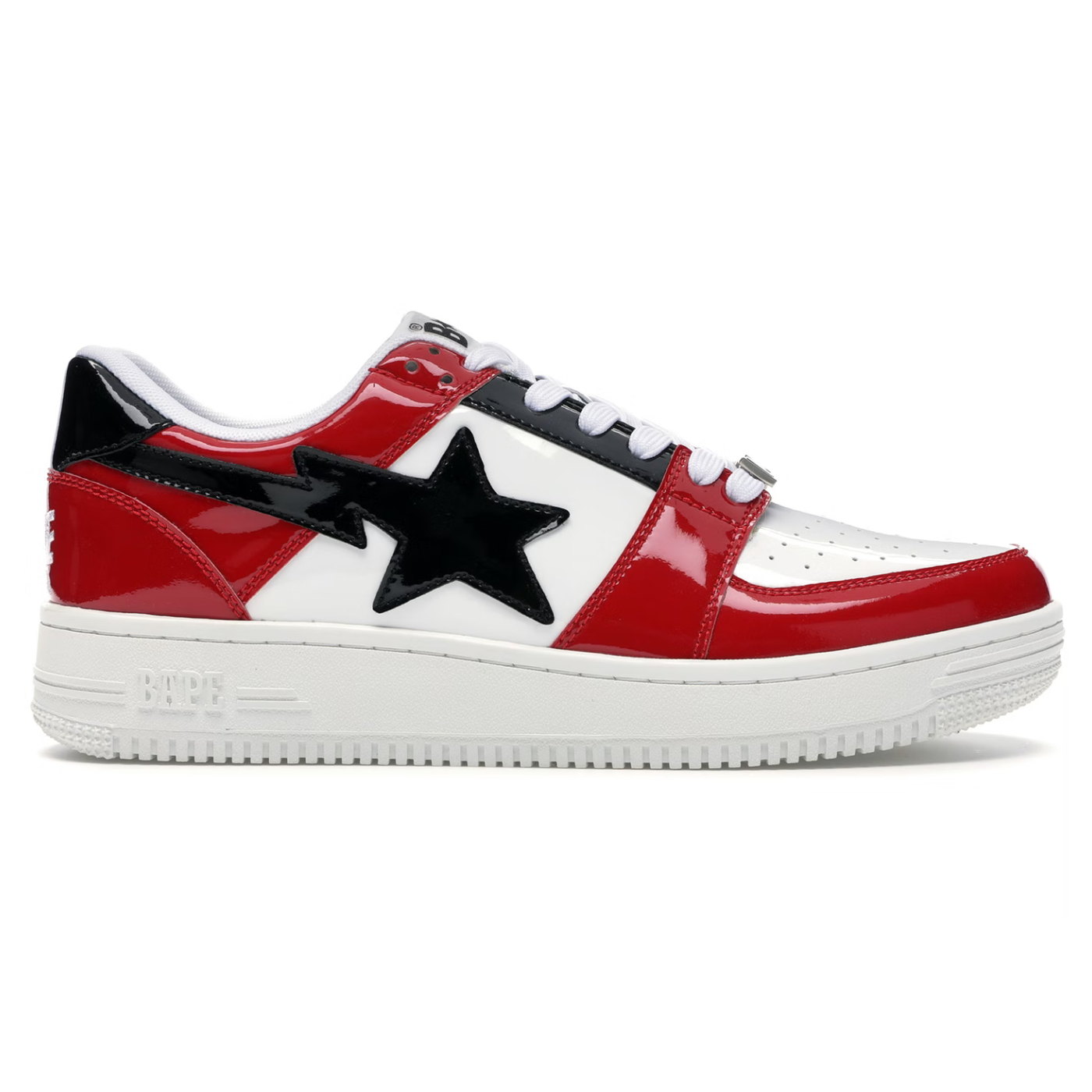A Bathing Ape Bape Sta Low Red