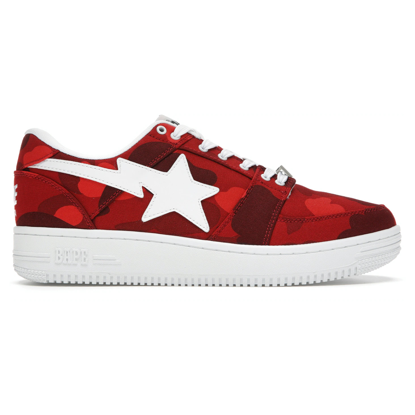 A Bathing Ape Bape Sta Low Camo Red
