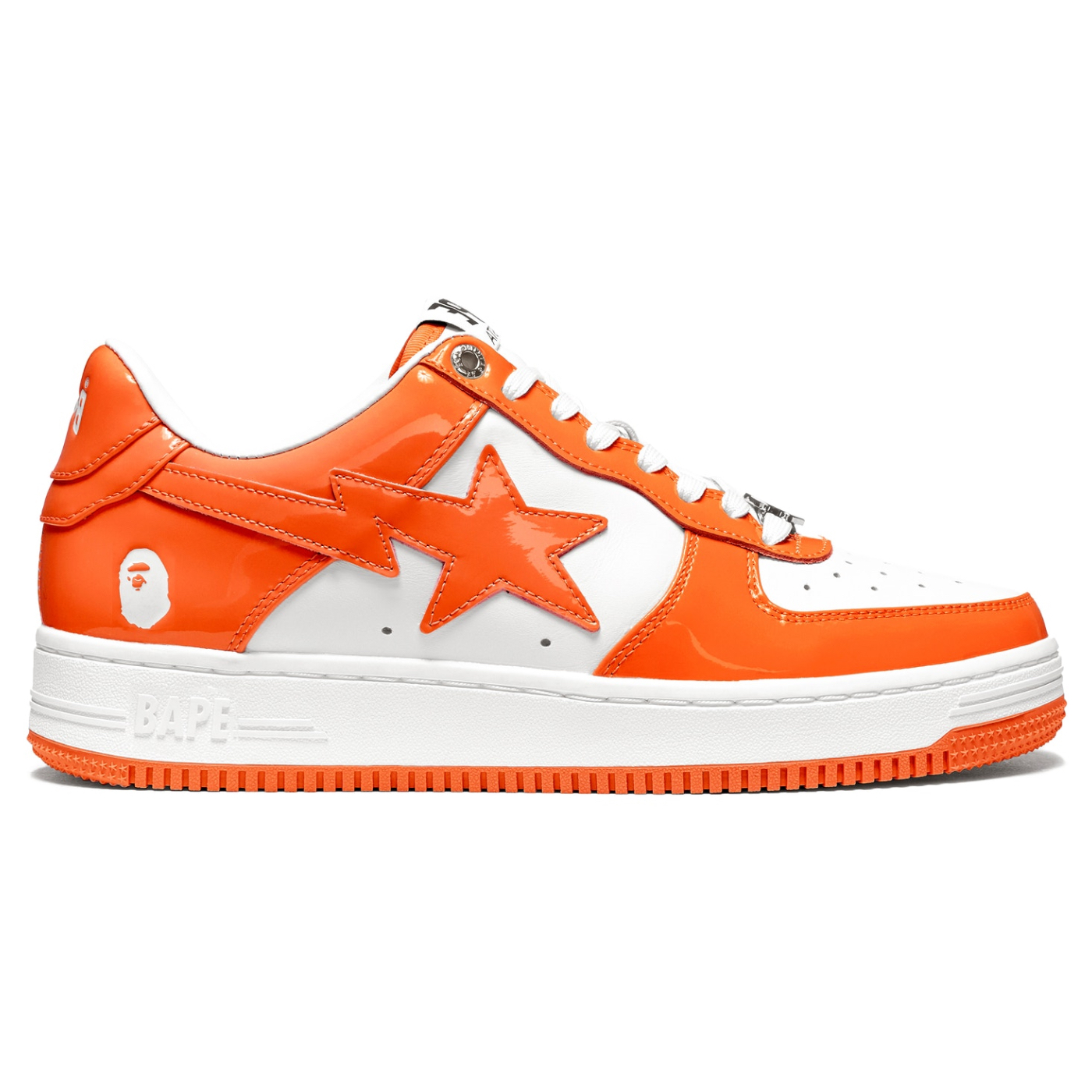 A Bathing Ape Bape Sta Low Orange