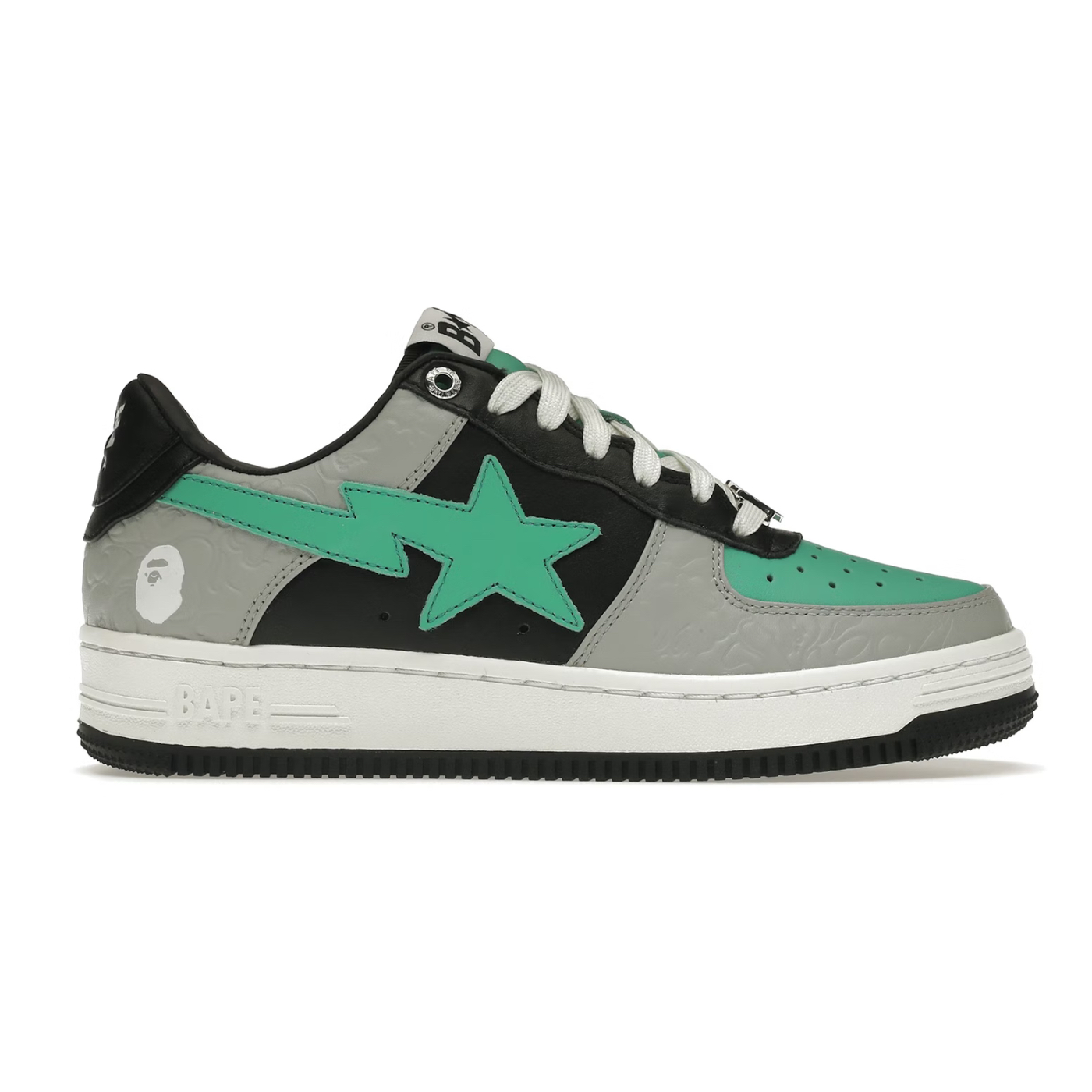 A Bathing Ape Bape Sta Low Grey Green