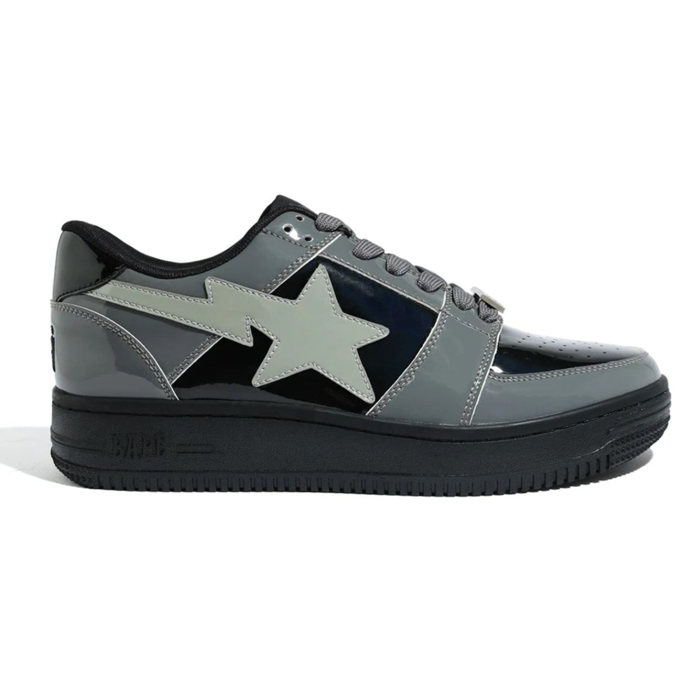 A Bathing Ape Bape Sta Low Black Grey