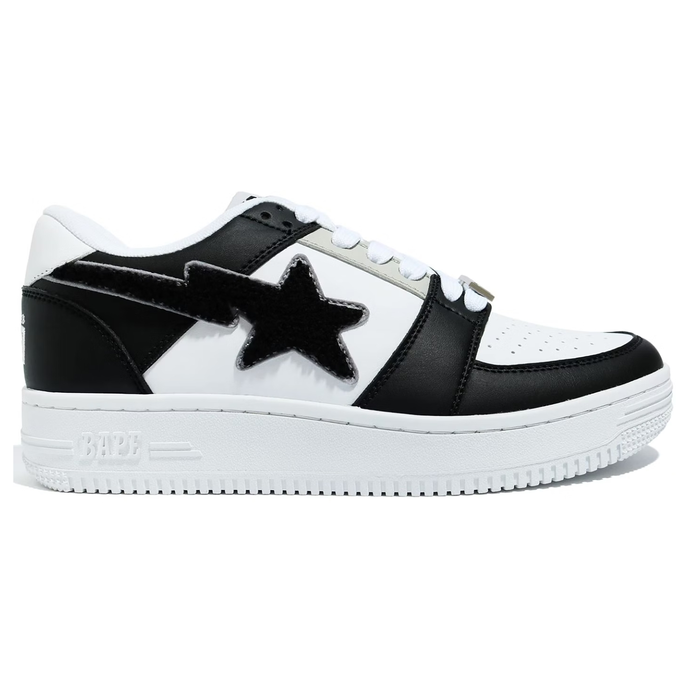A Bathing Ape Bape Sta Low Patched Black