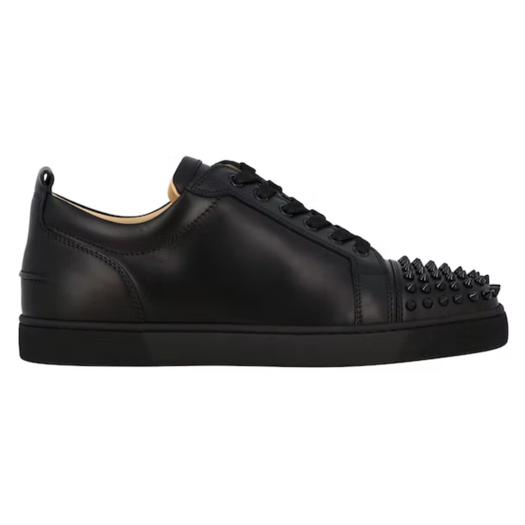 Christian Louboutin Louis Junior Spikes Flat Black