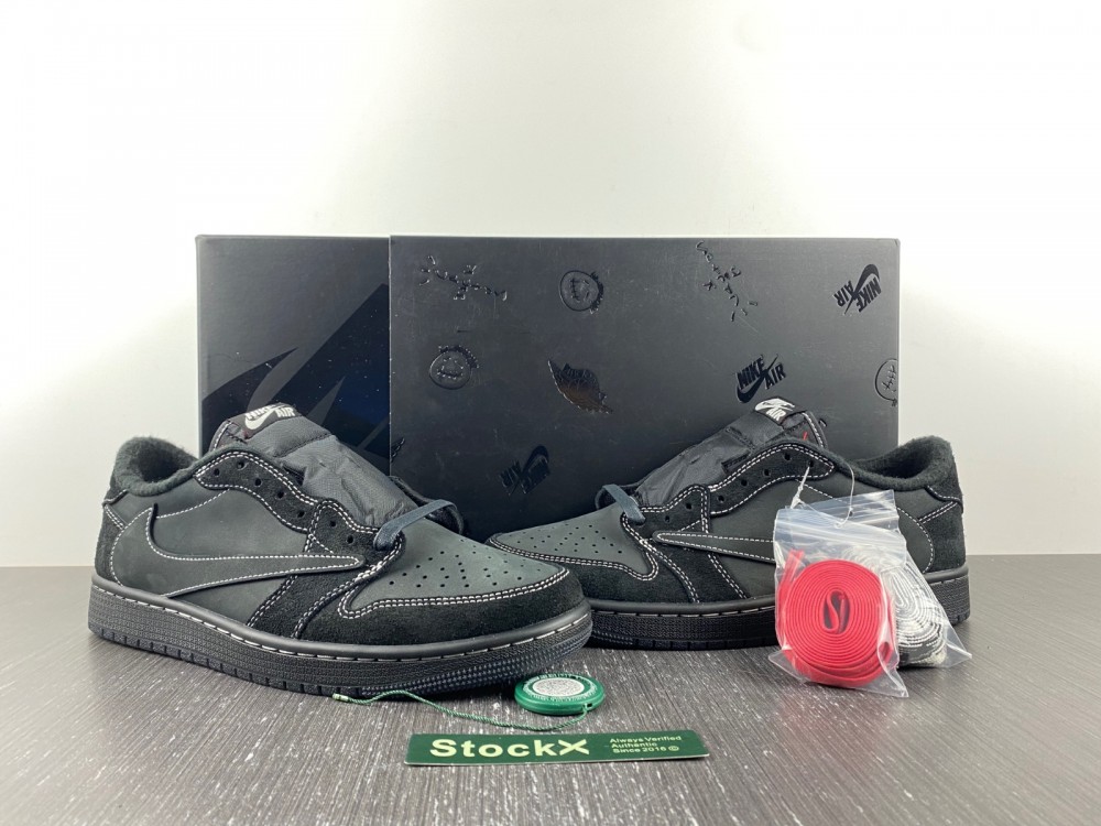 Jordan 1 Retro Low OG SP Travis Scott Black Phantom