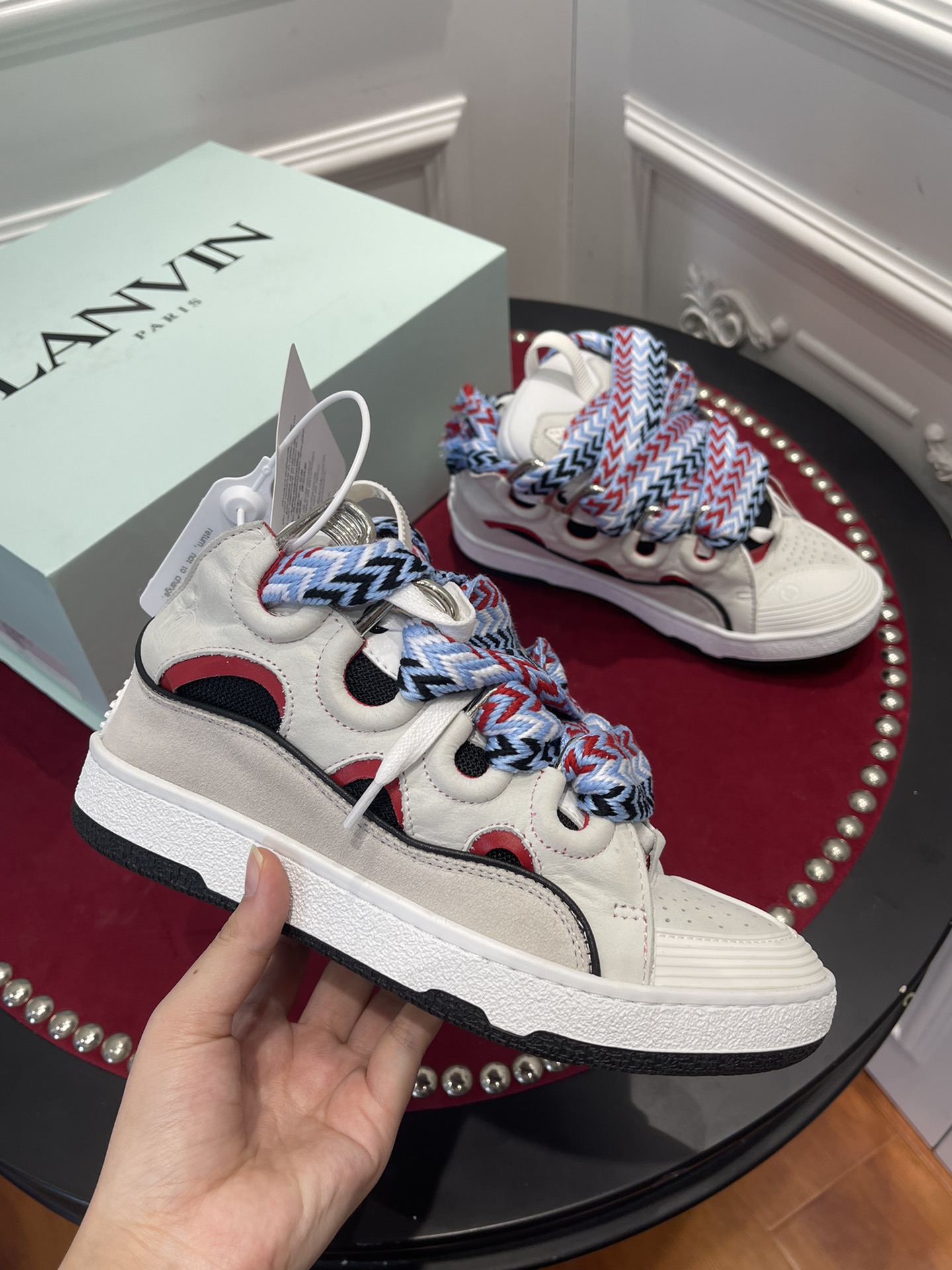 LANVIN CURB SNEAKERS