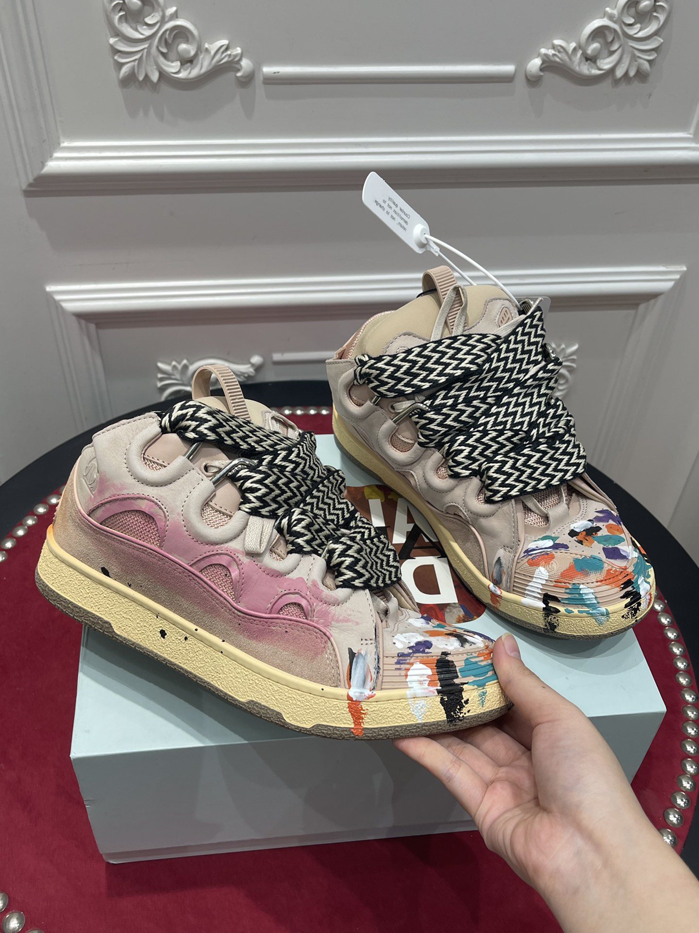 LANVIN CURB SNEAKERS