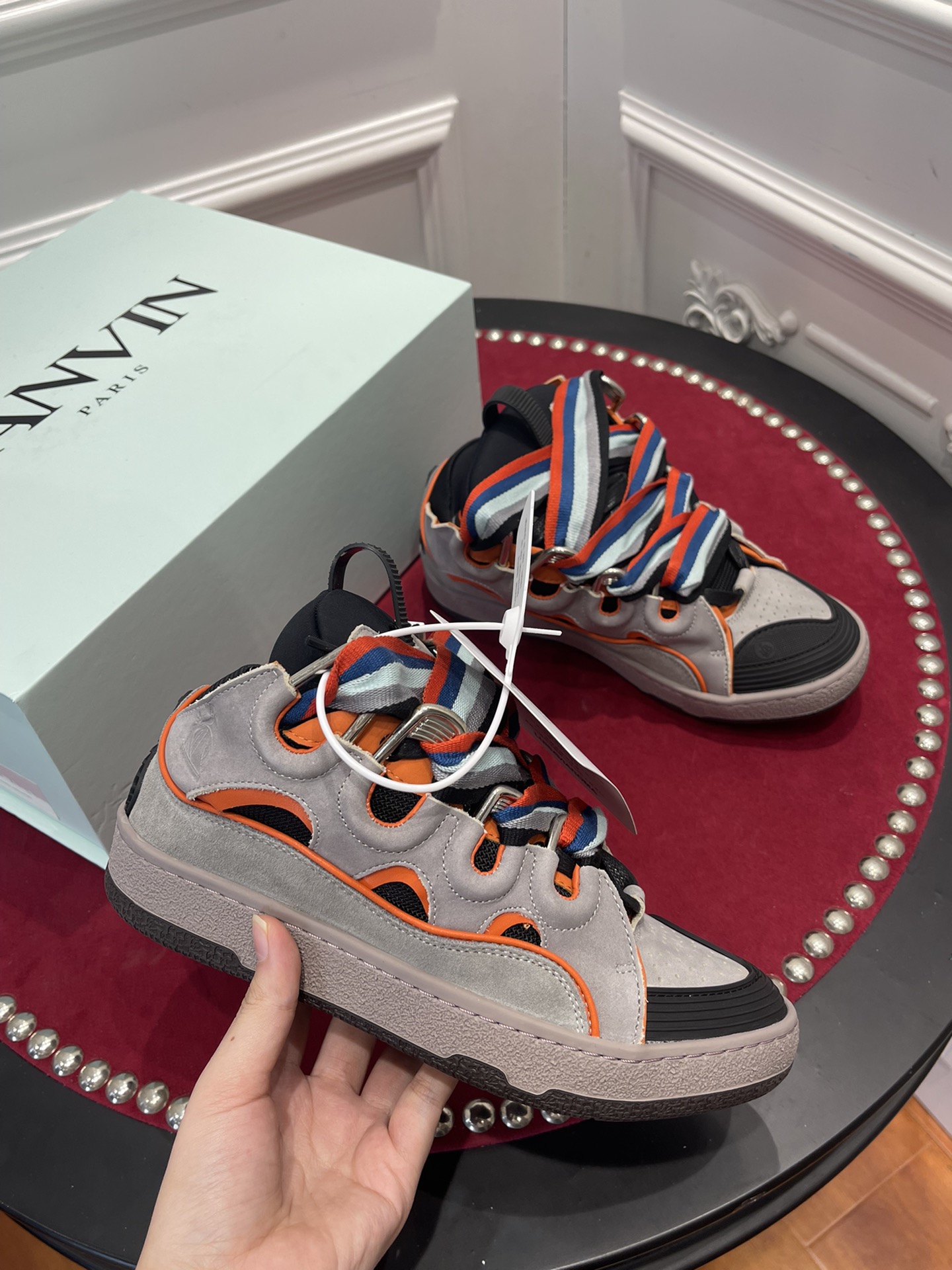 LANVIN CURB SNEAKERS