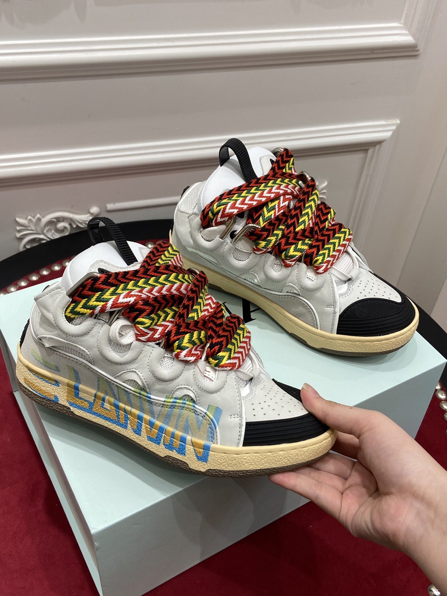 LANVIN CURB SNEAKERS