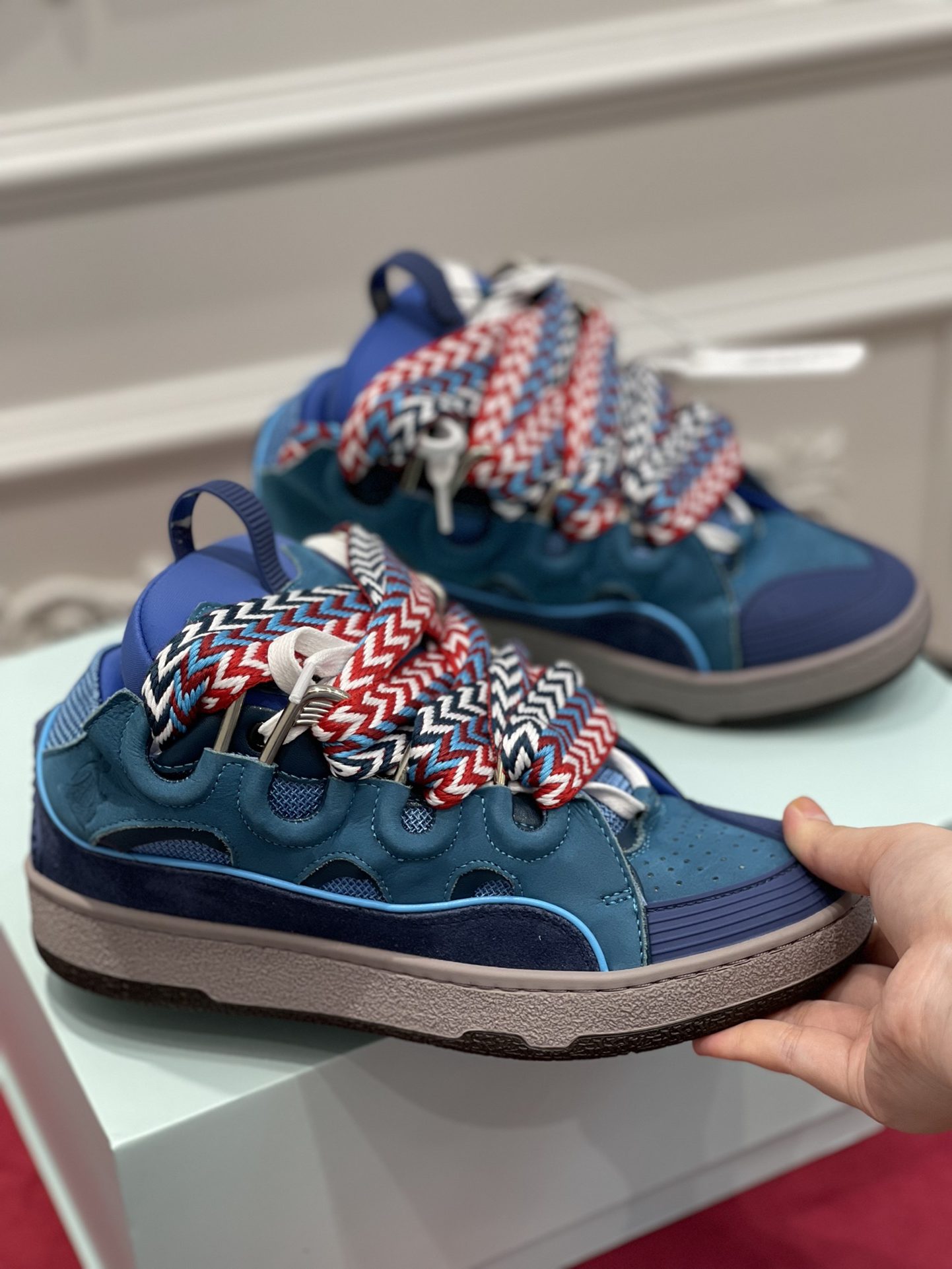 LANVIN CURB SNEAKERS