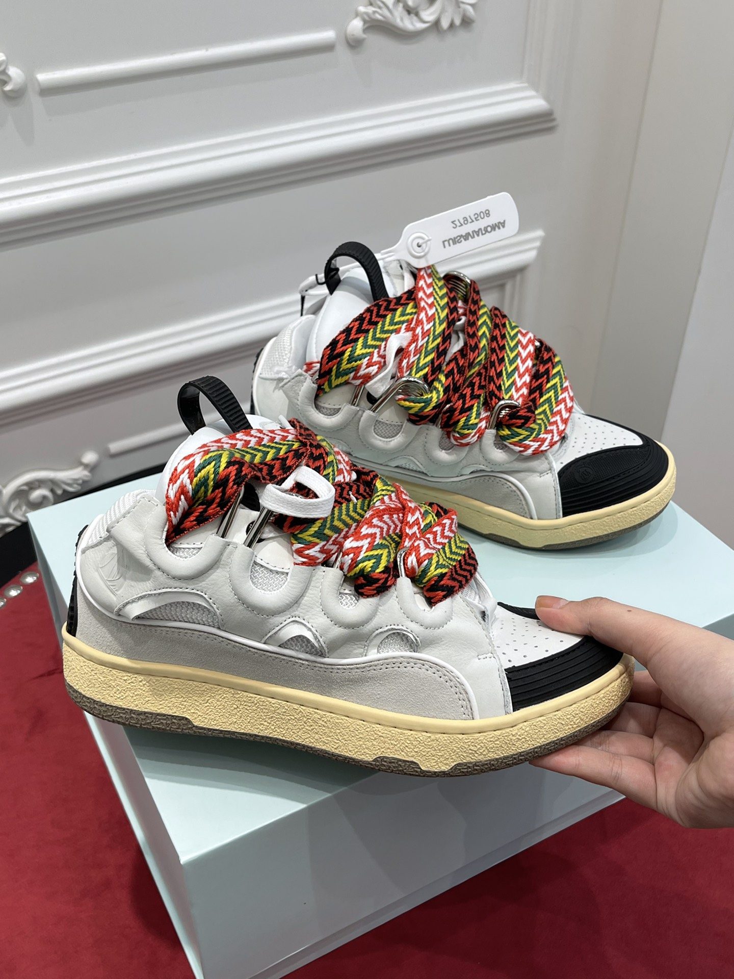 LANVIN CURB SNEAKERS