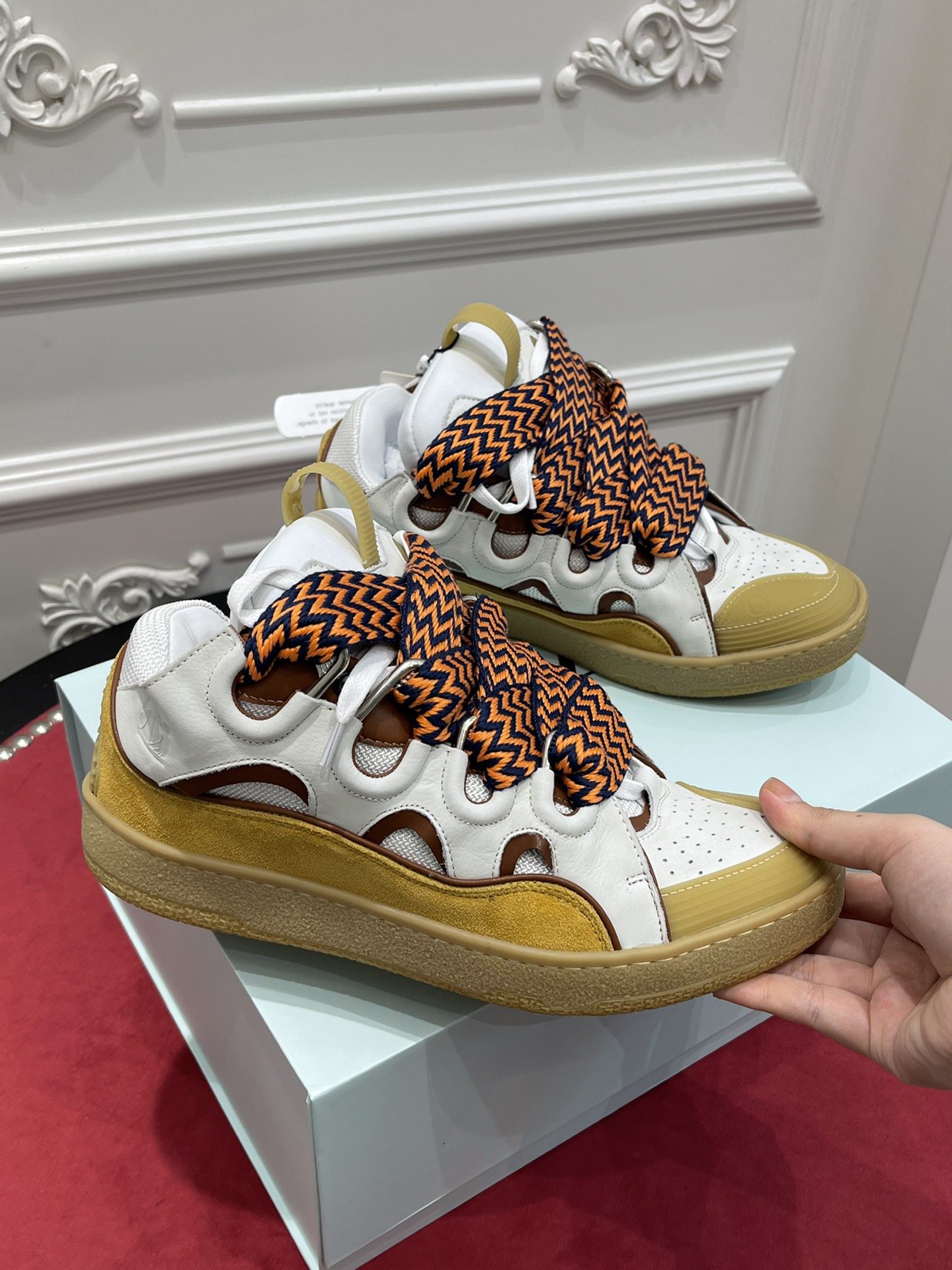 LANVIN CURB SNEAKERS