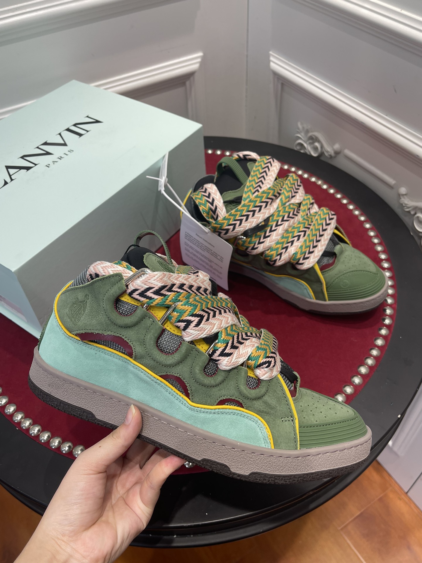 LANVIN CURB SNEAKERS