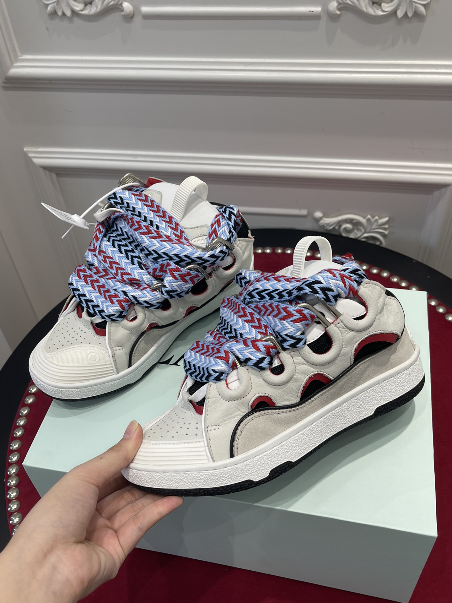 LANVIN CURB SNEAKERS