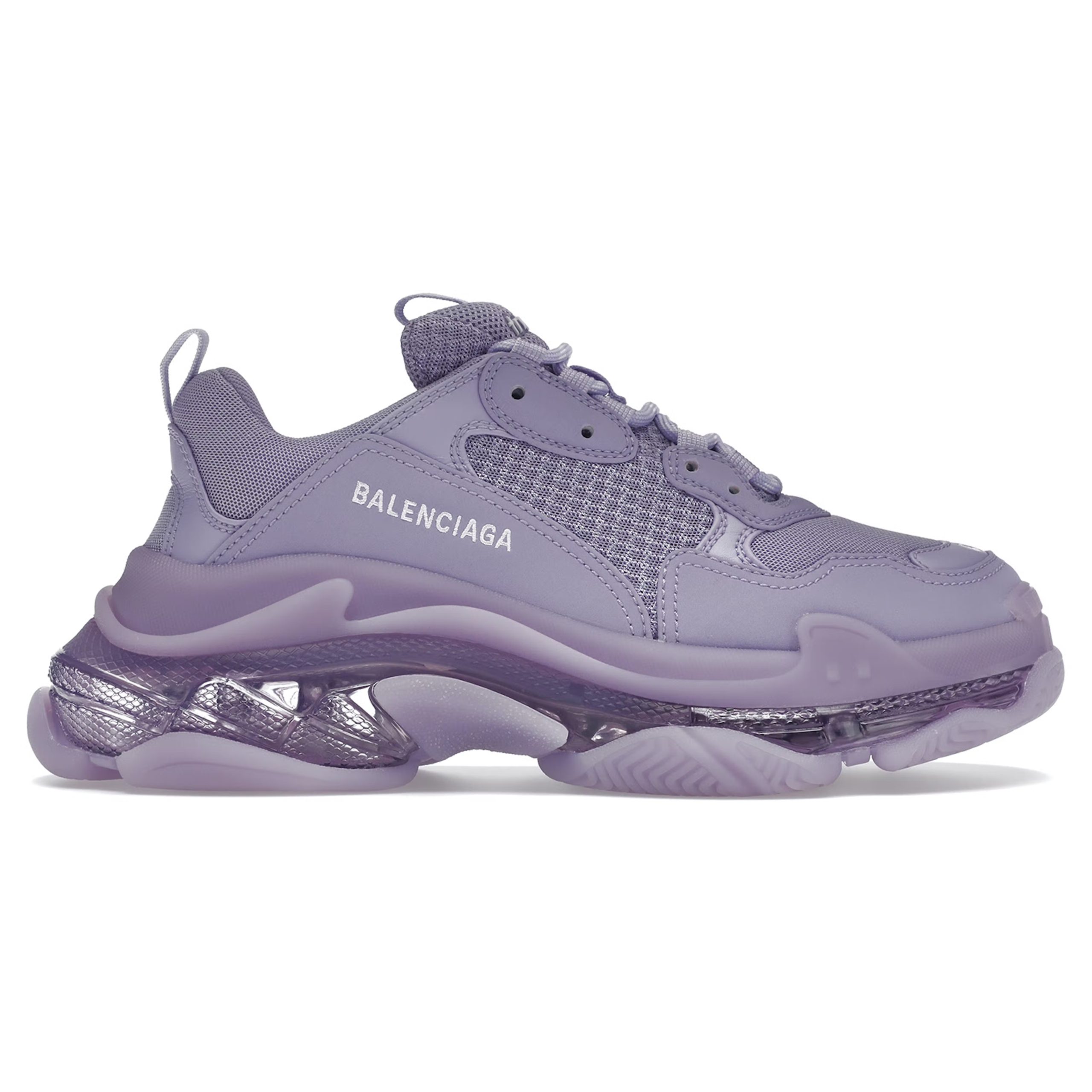 Balenciaga Triple S Clear Sole Purple