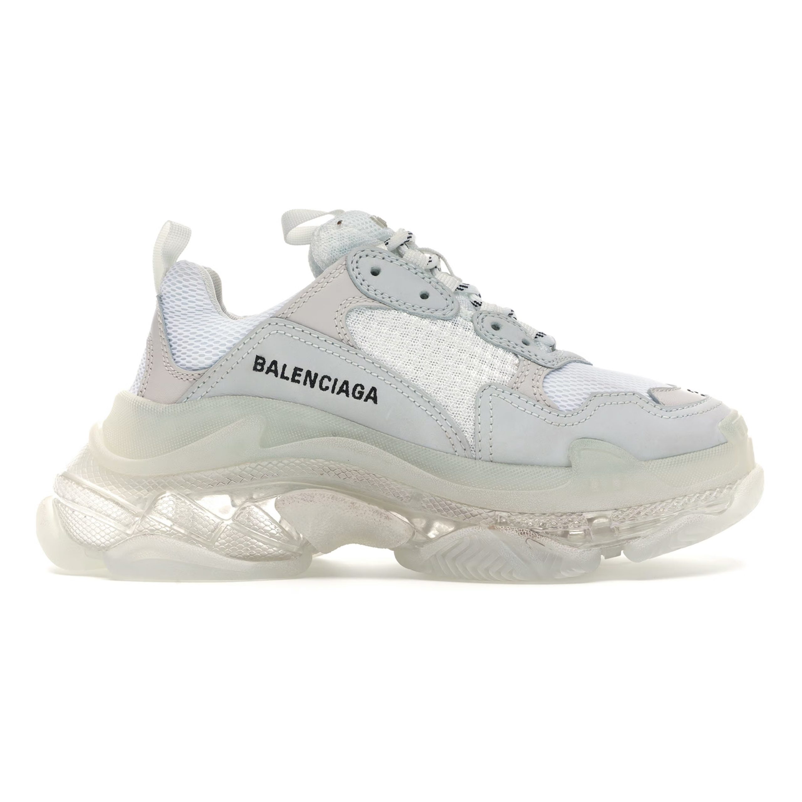 Balenciaga Triple S White Clear Sole