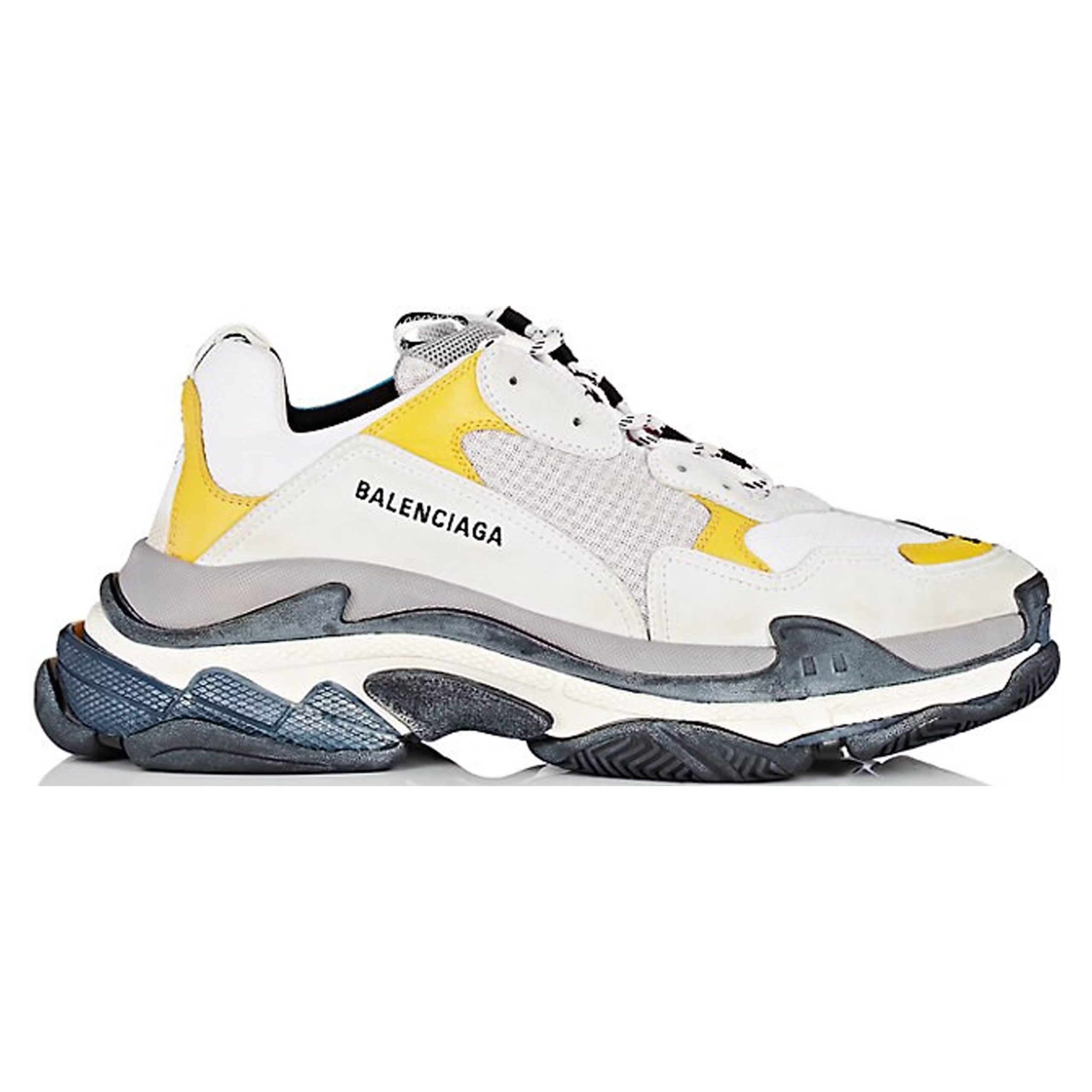 Balenciaga Triple S Split White Light Grey Yellow