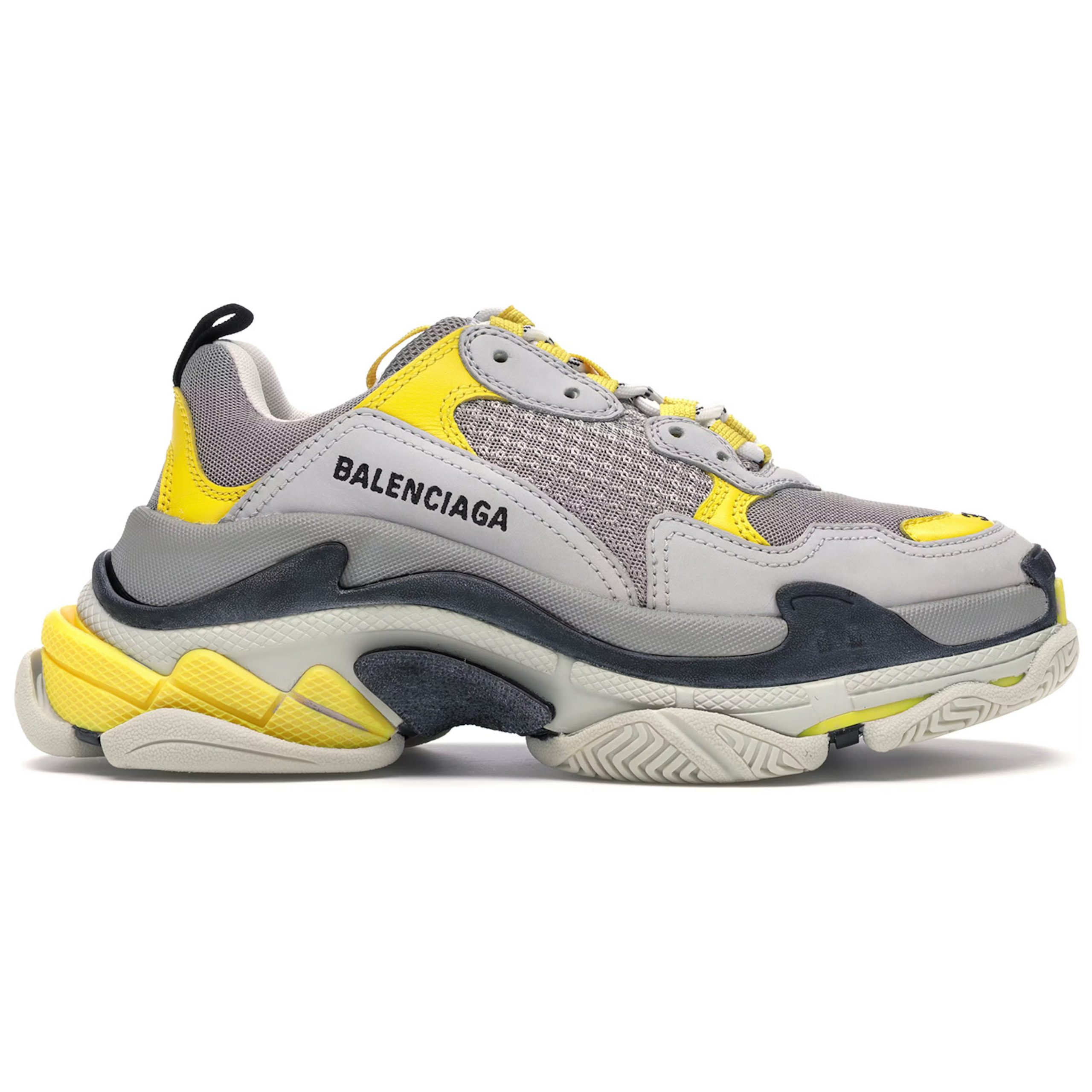 Balenciaga Triple S Grey Yellow