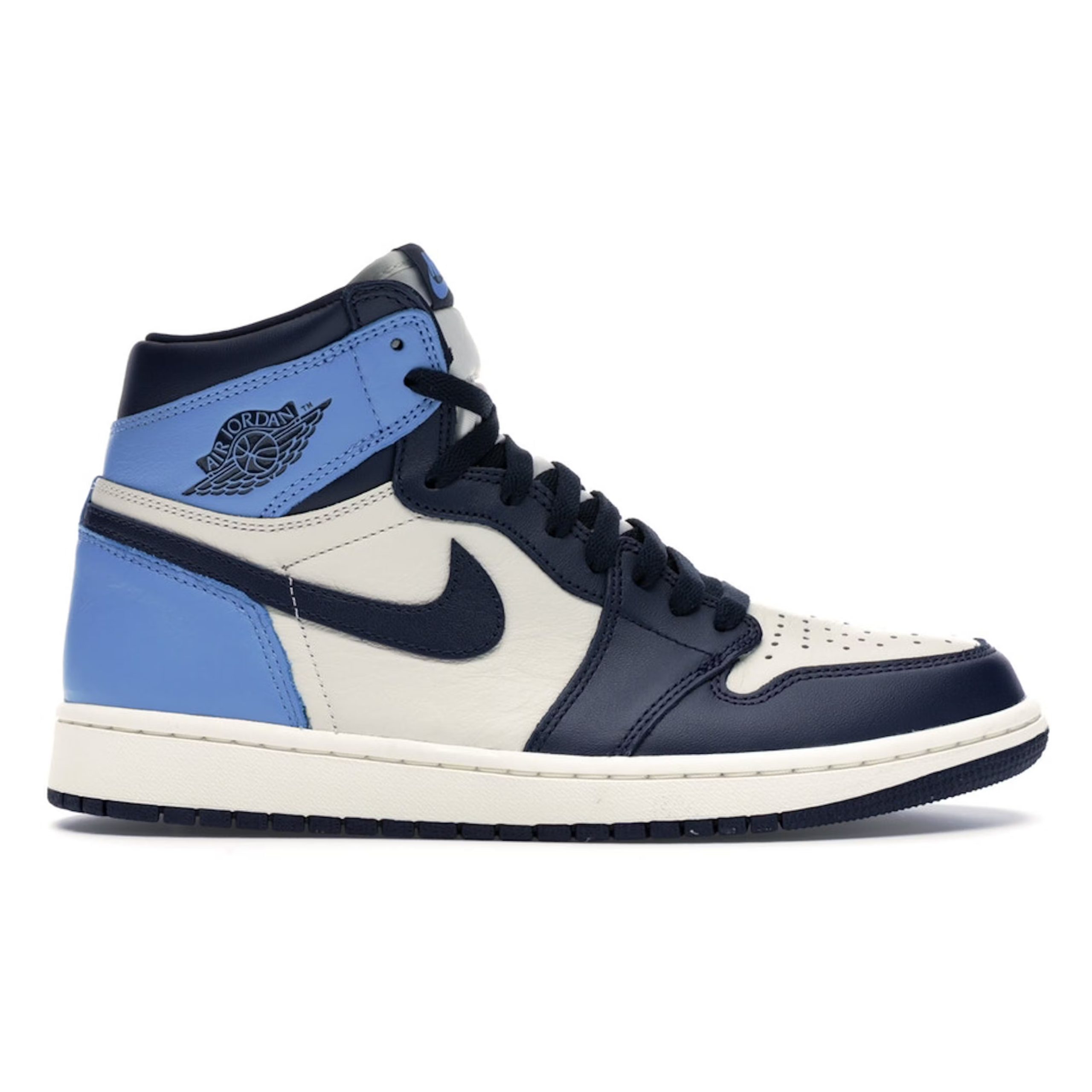 Jordan 1 Retro High Obsidian UNC
