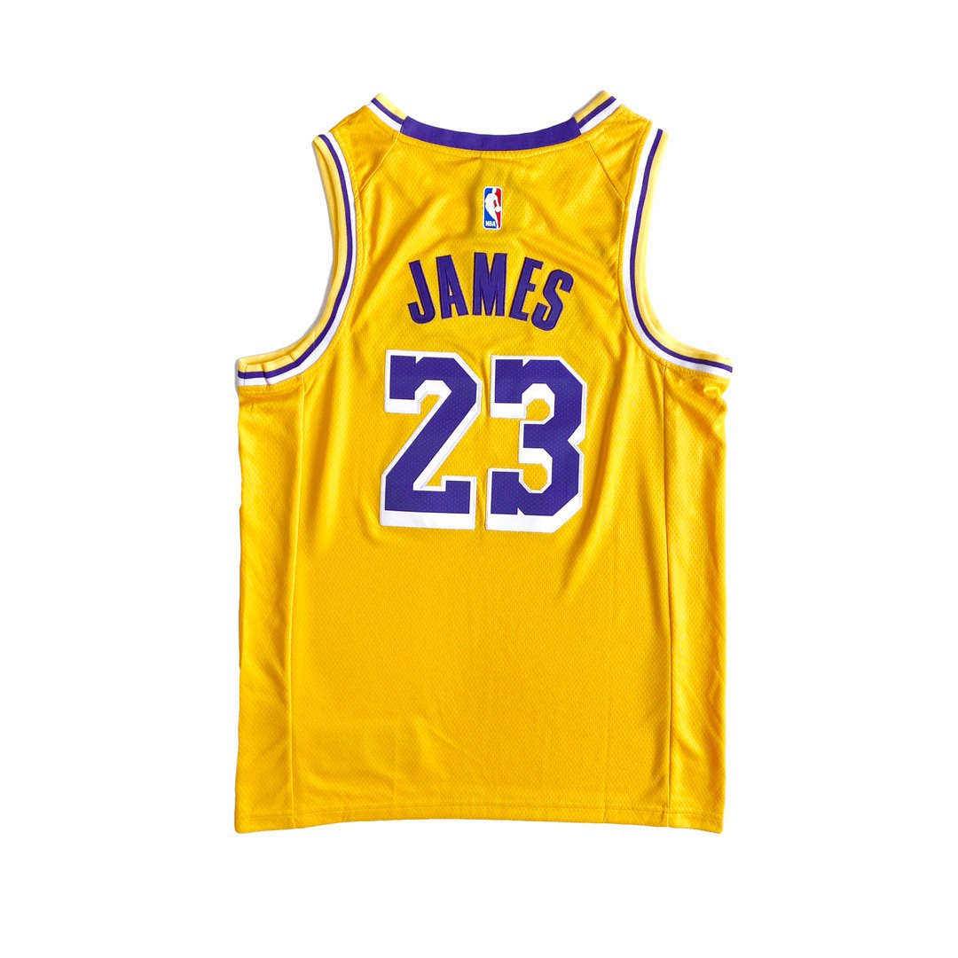 Nike X NBA Los Angeles Lakers No. 23 James Jersey