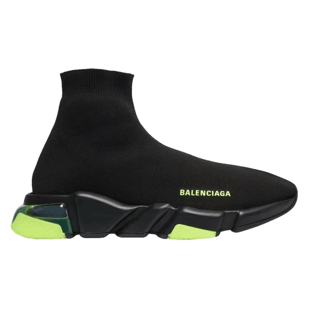 Balenciaga Speed Clear Sole Yellow Fluo