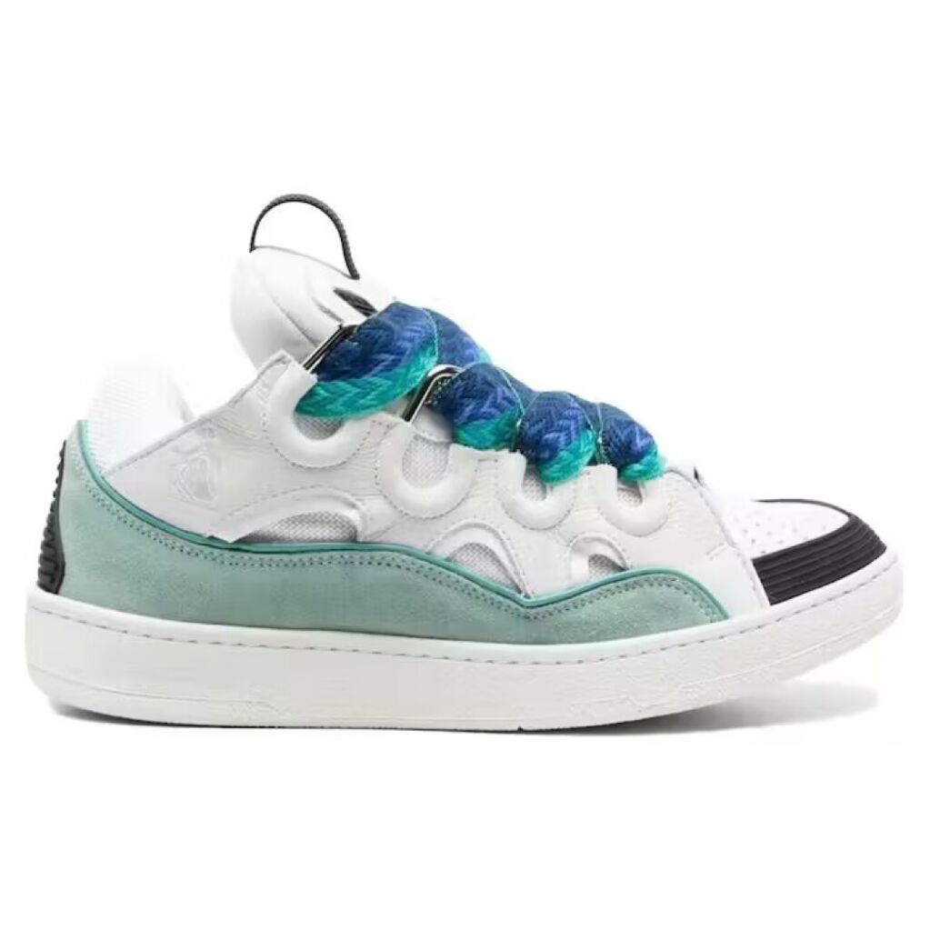 Lanvin Curb Sneaker White Blue