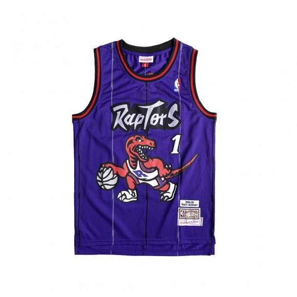 Nike X NBA Toronto Raptors No. 1 McGrady Jersey Retro Version