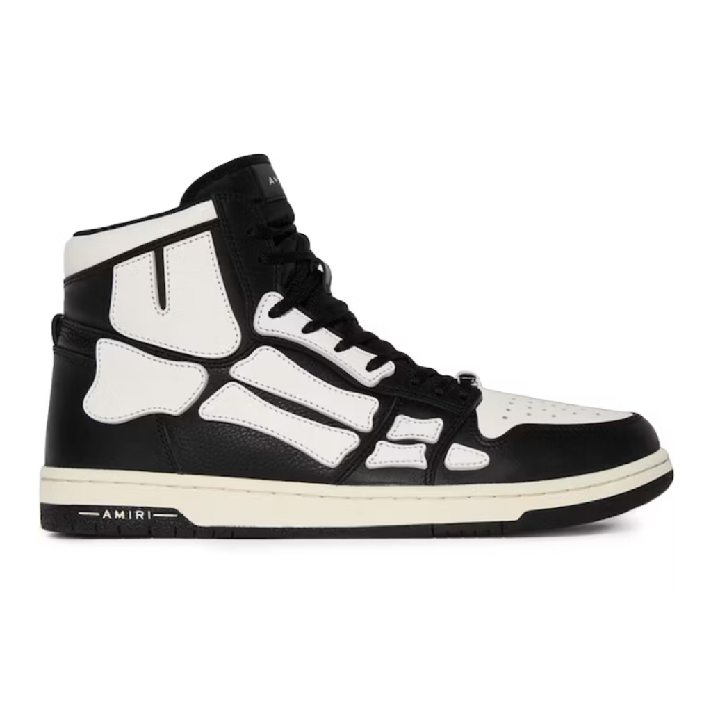 AMIRI Skel Top Hi Black Black White