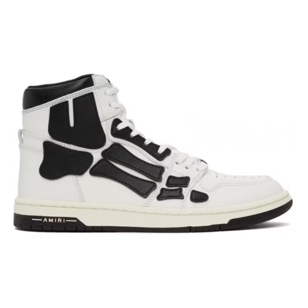AMIRI Skel Top Hi White Black