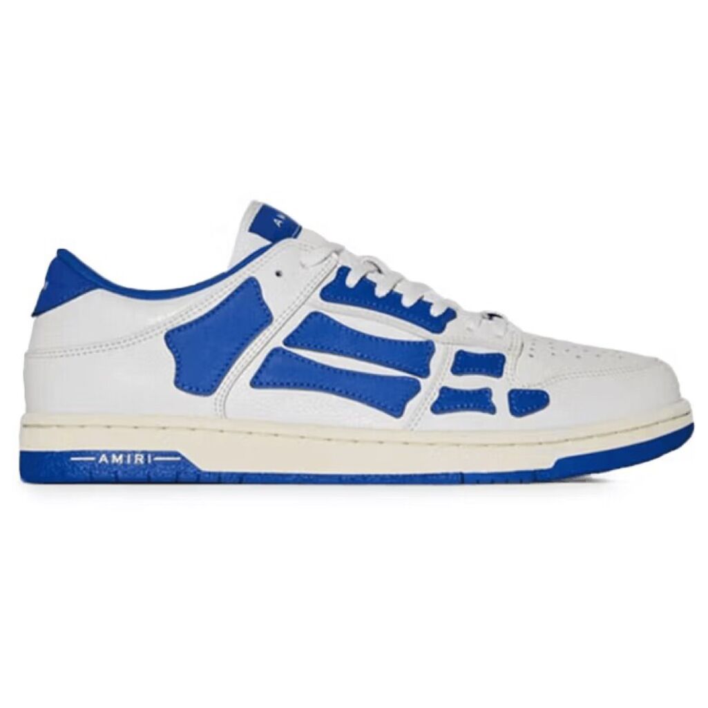 AMIRI Skel Top Low White Blue