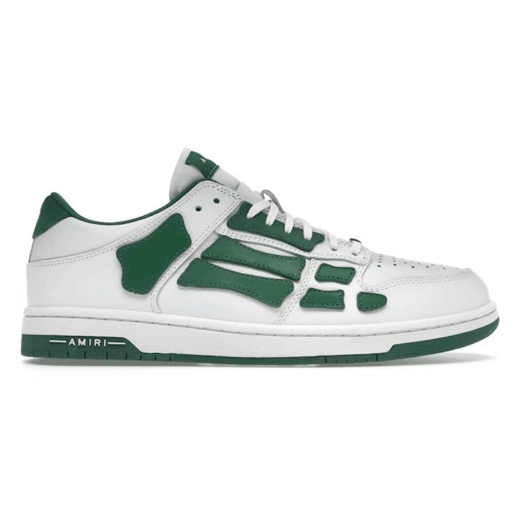 AMIRI Skel Top Low White Green