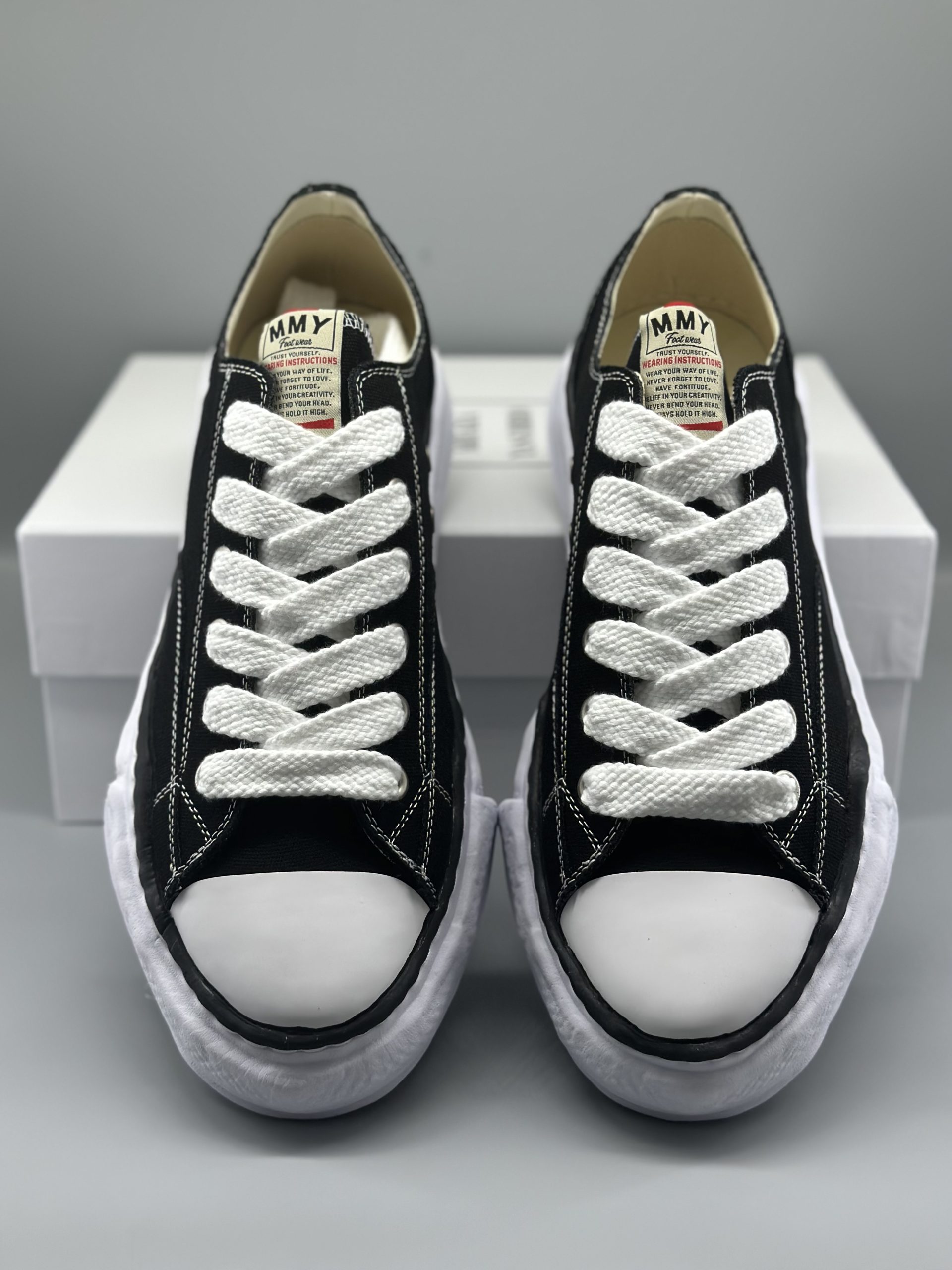 Maison Mihara Yasuhiro Hank OG Sole Canvas Low Black