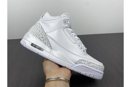 AIR JORDAN 3 RETRO PS TRIPLE WHITE
