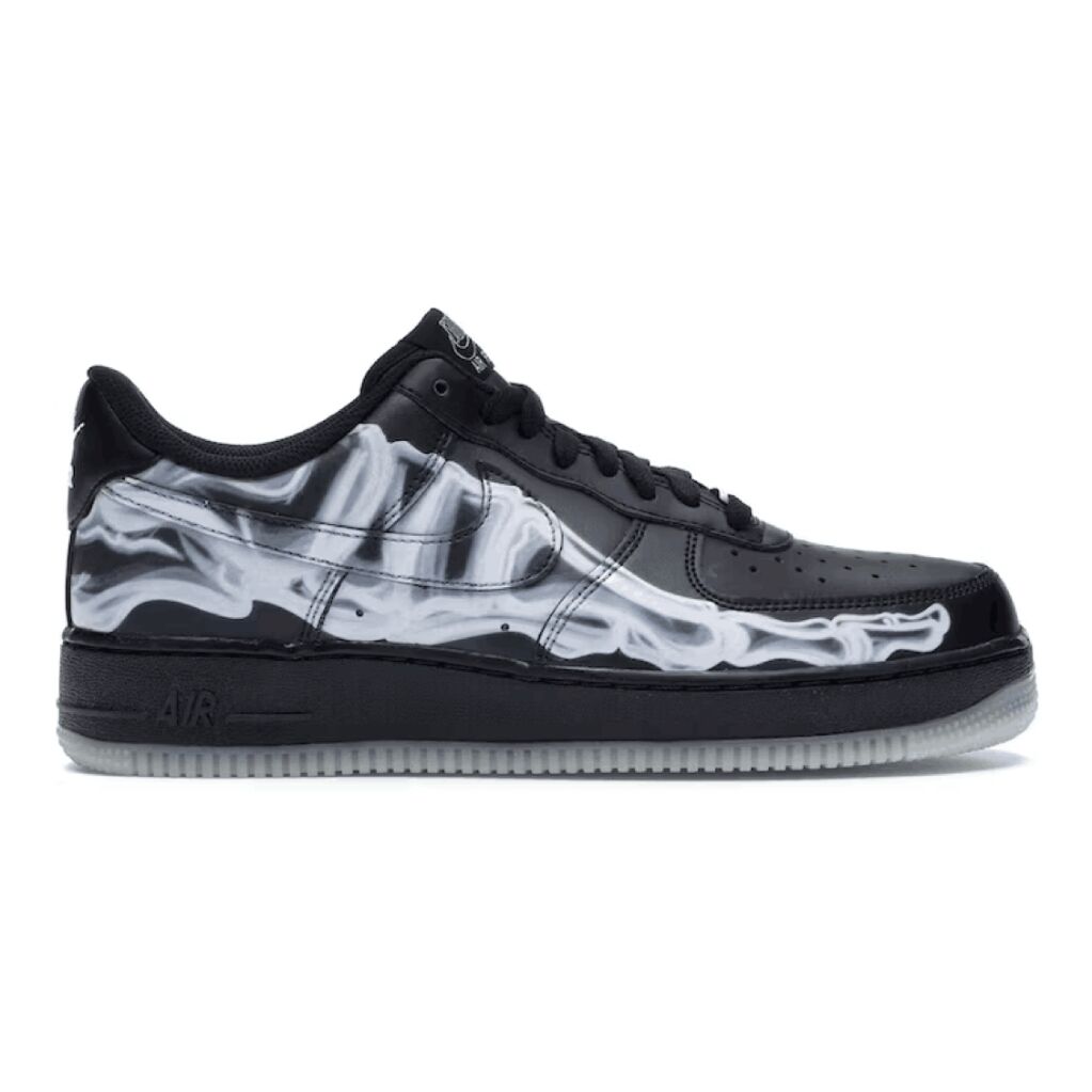 Nike Air Force 1 Low Black Skeleton Halloween (2019)