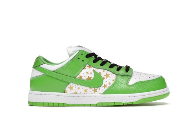Nike SB Dunk Low Supreme Stars Mean Green (2021)