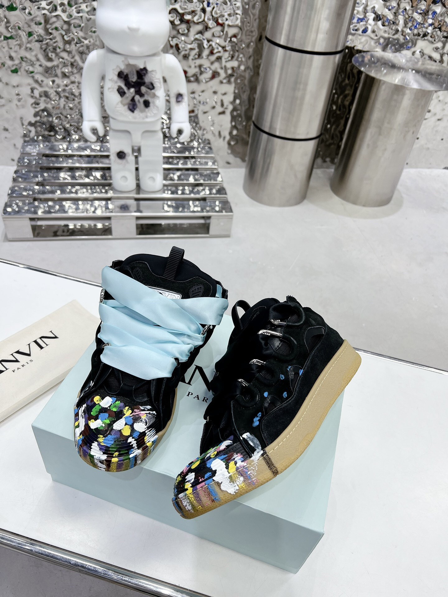 LANVIN CURB SNEAKERS